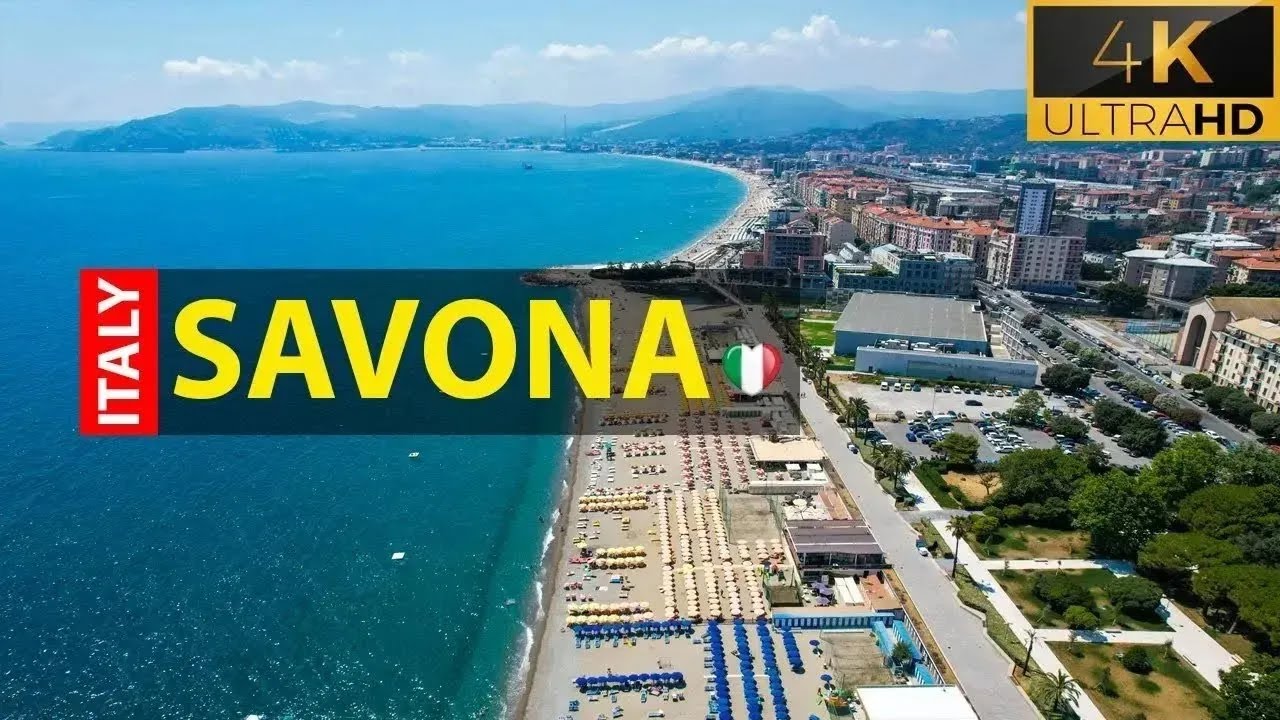 🇮🇹 Savona Italy from the drone | Cinematic 4K  - Drone Video